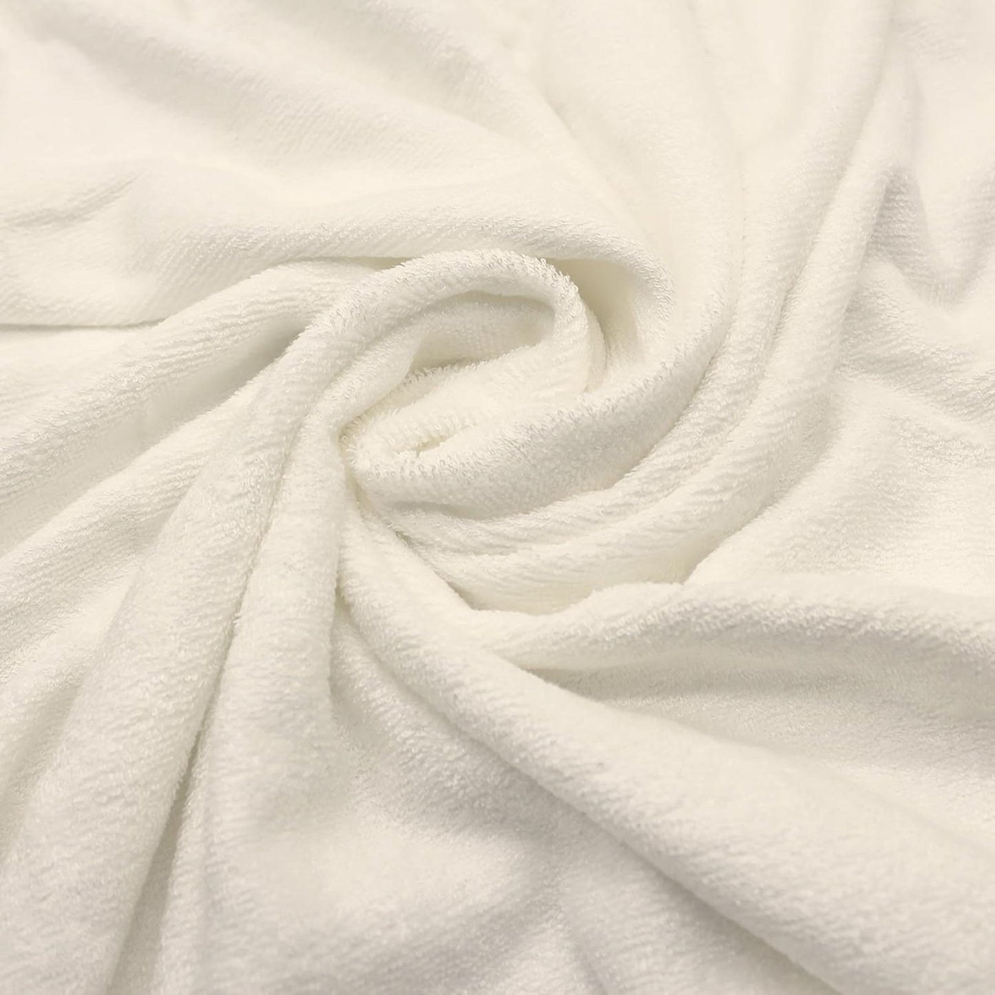 Baby Towels with Hood - Soft, Absorbent Viscose Made of Bamboo, Extra Large 35 x 35 Inches, for Newborns, Infants, Boys and Girls, Cream