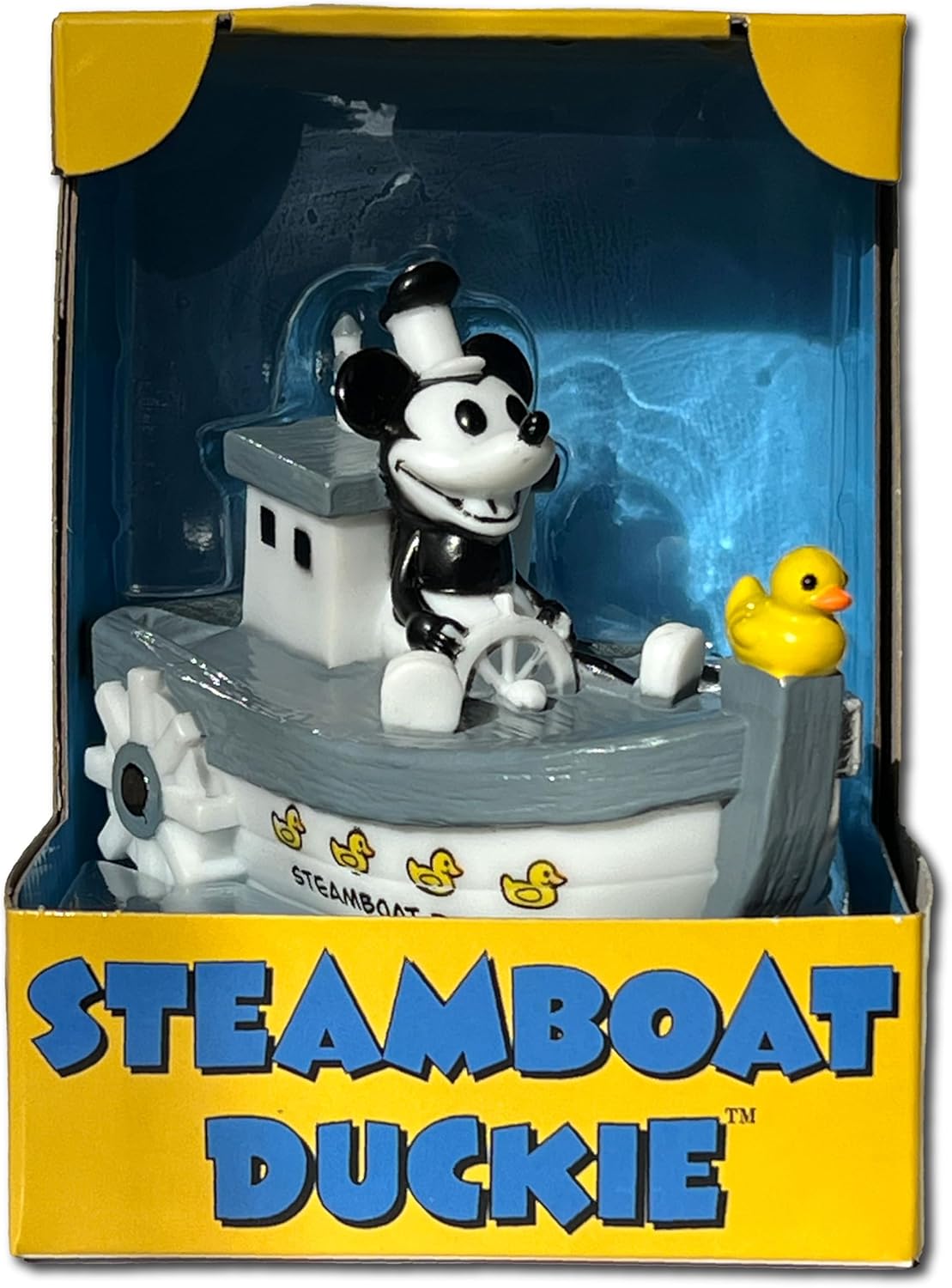 CelebriDucks - Steamboat Ducky - Floating Rubber Ducks - Collectible Bath Toy Gift for Kids & Adults of All Ages
