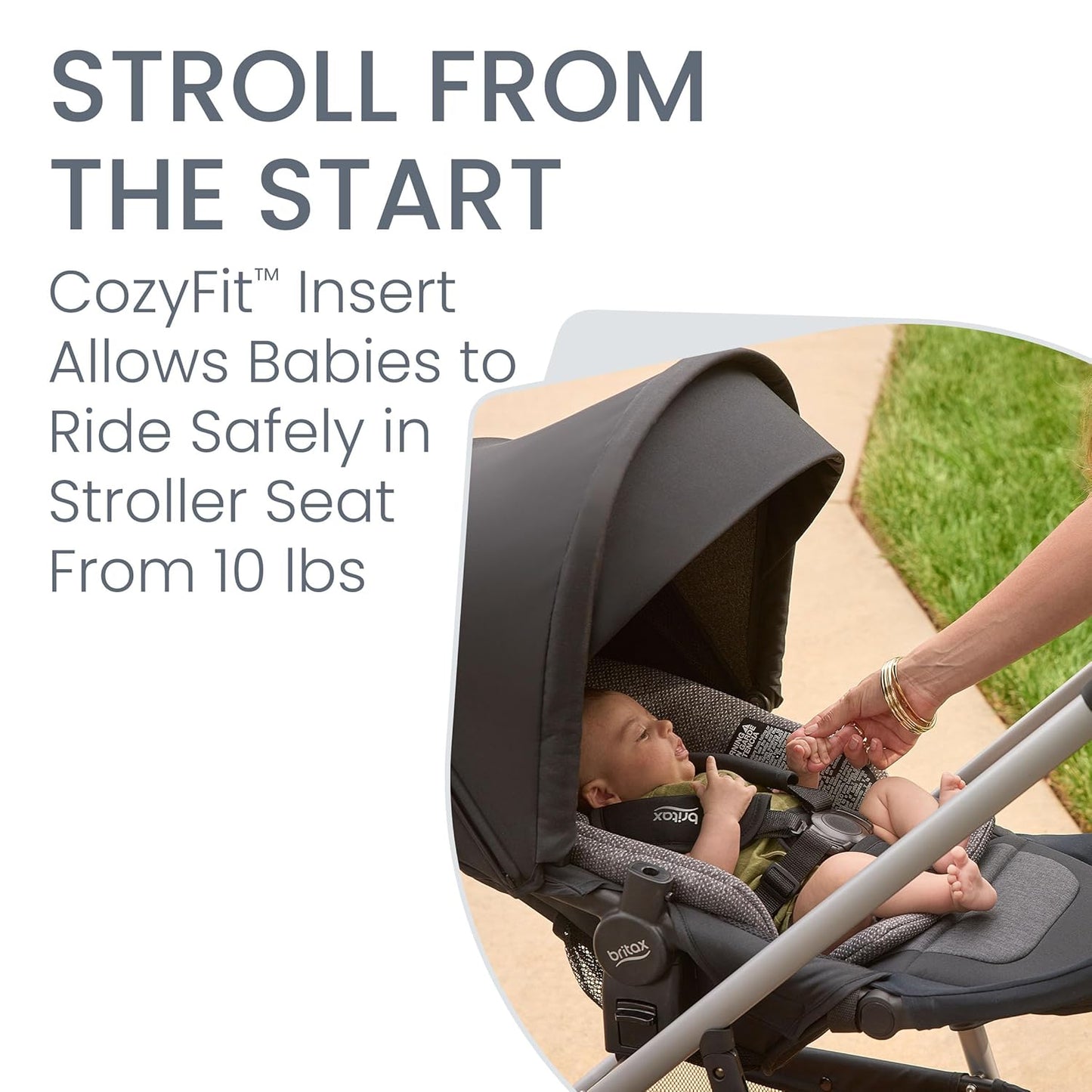 Britax Willow Grove SC Baby Travel System, Infant Car Seat and Stroller Combo with Alpine Base, ClickTight Technology, SafeWash, Pindot Onyx