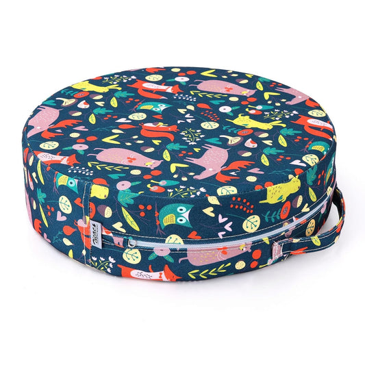 Zicac Portable Seat Cushion Washable with Non-Slip Bottom, Detachable Strong Support Cushion for Toddler Kids Baby Infant (Forest)