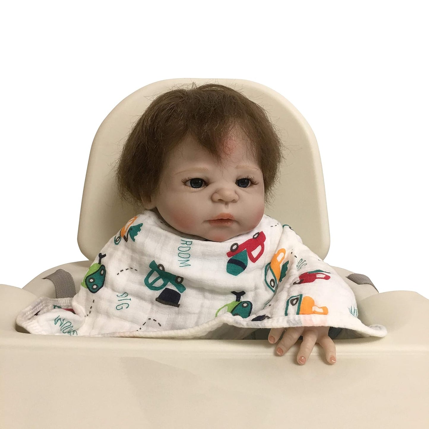 ShoppeWatch Muslin Burp Cloths Baby Burping Bibs 2-Pack Large 100% Cotton 6 Layers Absorbent Cloth Spit Up Dribble Rags BB22