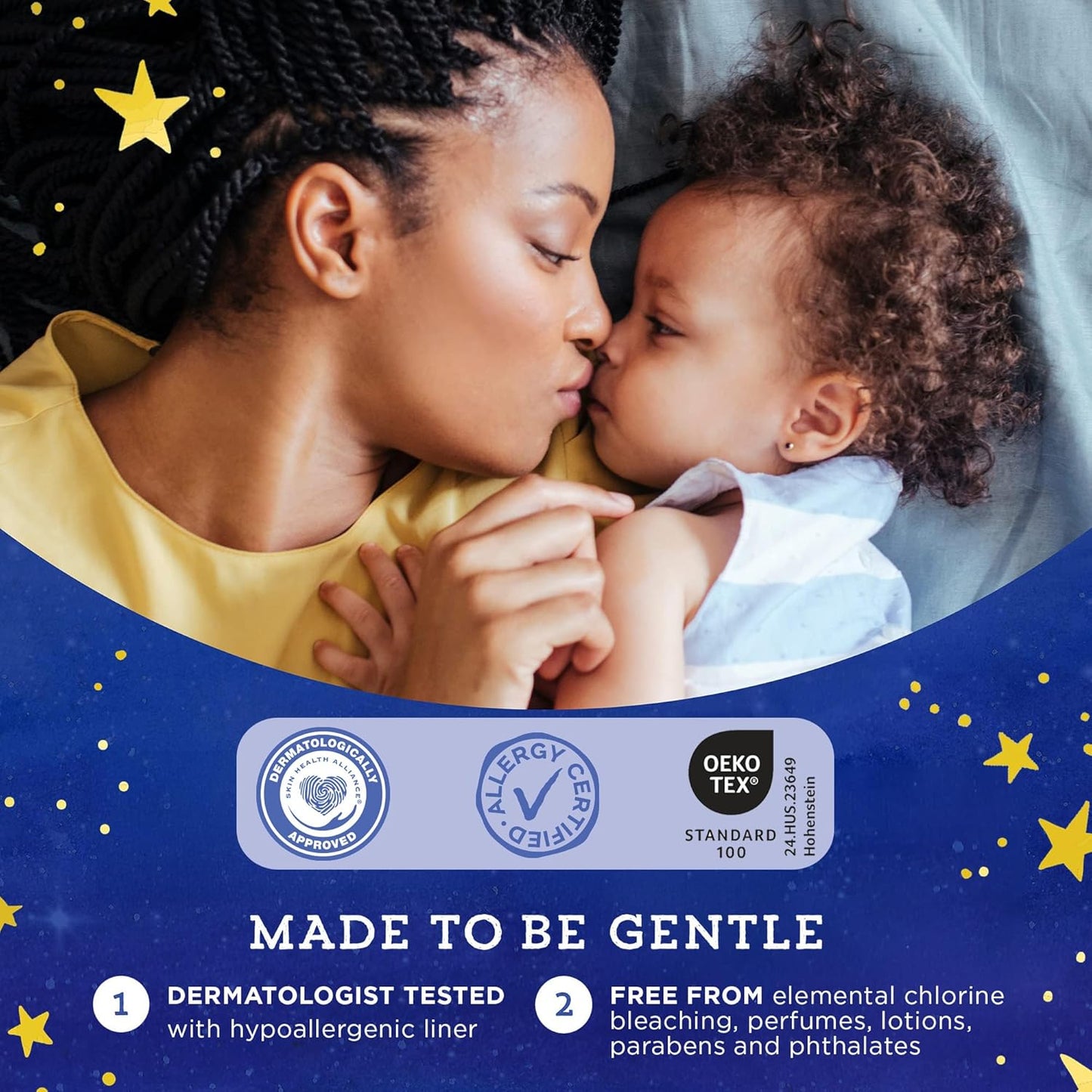 Amazon Brand - Mama Bear Overnight Diapers, Size 6, 54 Count