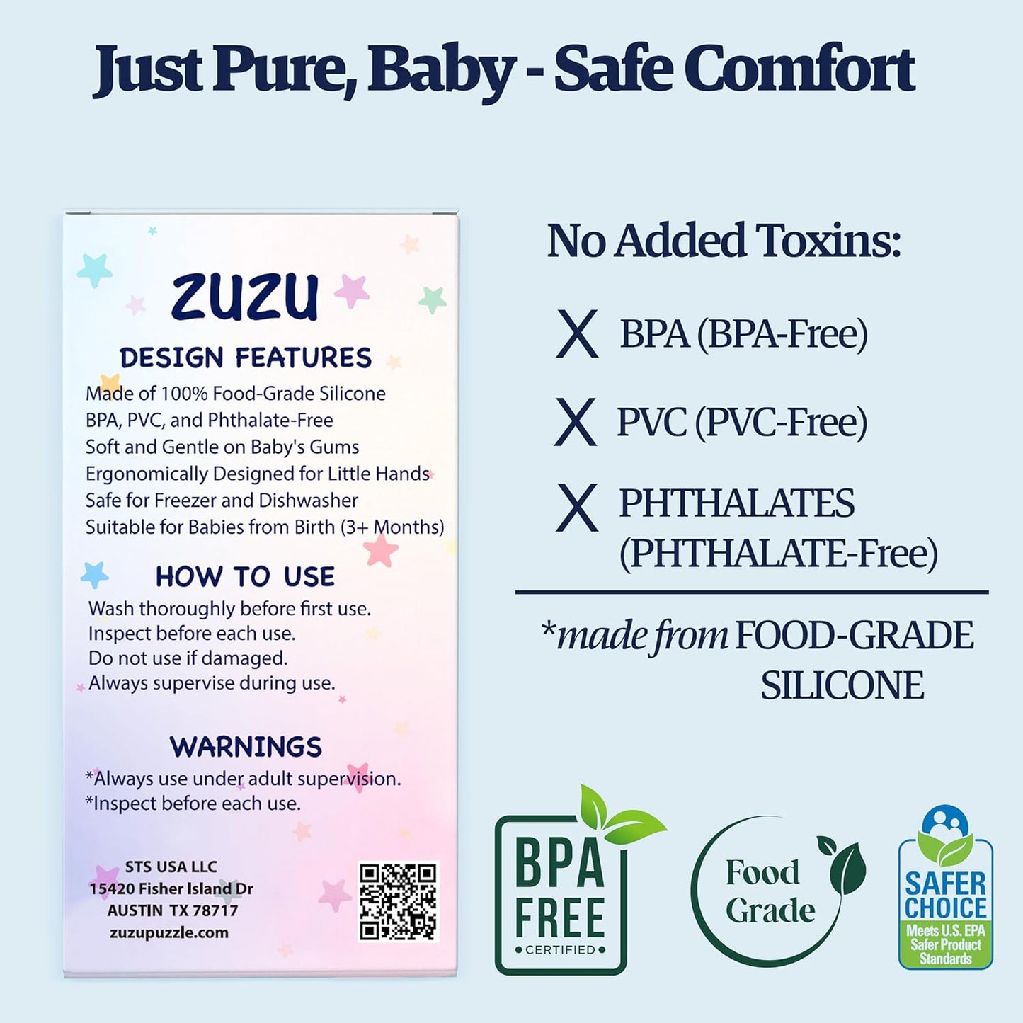 6 Pack Baby Sensory Montessori Toys for 0 3 6 12 18 24 Months Teether for Babies, Baby Teether Teething Stick Toys, Newborn Developmental Toys, Babies Essential Gift– BPA‑Free, Food‑Grade Silicone