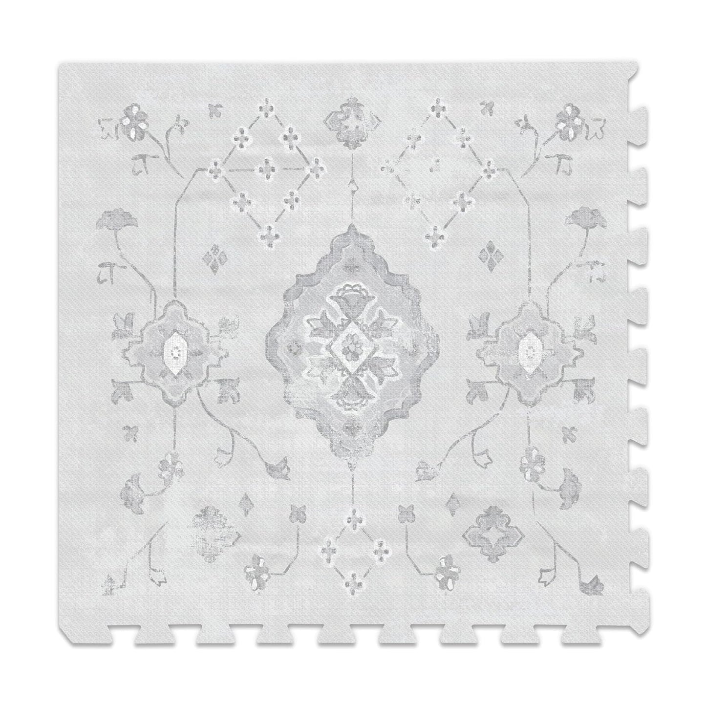 Lillefolk Baby Play Mat for Floor – 6x6ft Vintage Gray | Soft Non Toxic Premium EVA Foam Tiles for Tummy Time, Crawling & Playroom – Waterproof Interlocking Floor Mat for Babies & Toddlers (9 Tiles)