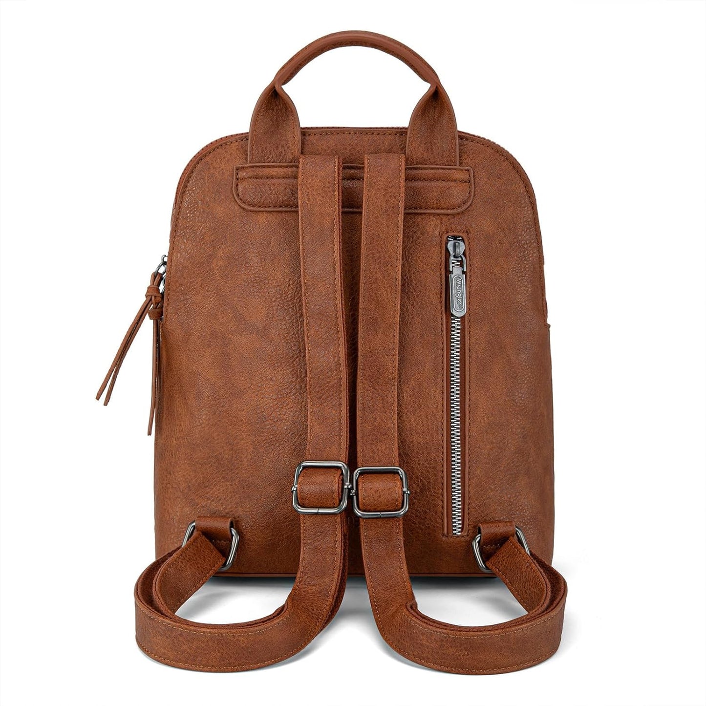 Montana West Wrangler Backpack Purse for Women Medium Ladies Bookbag Travel Daypacks Bags Brown Purse