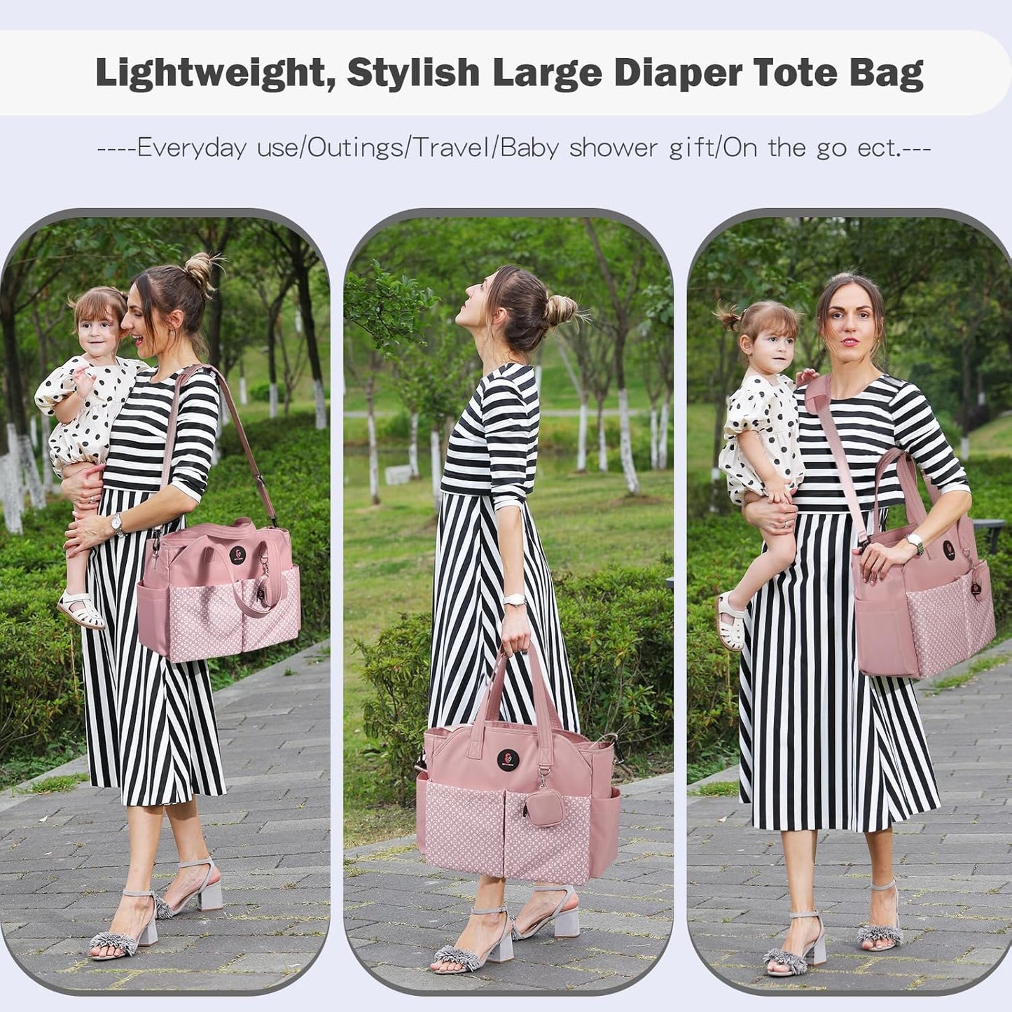 Diaper Bag Tote: Large Tote Baby Bag Boy Diaper Bag Stylish Girl Diaper Bag,Shoulder Mommy Bag