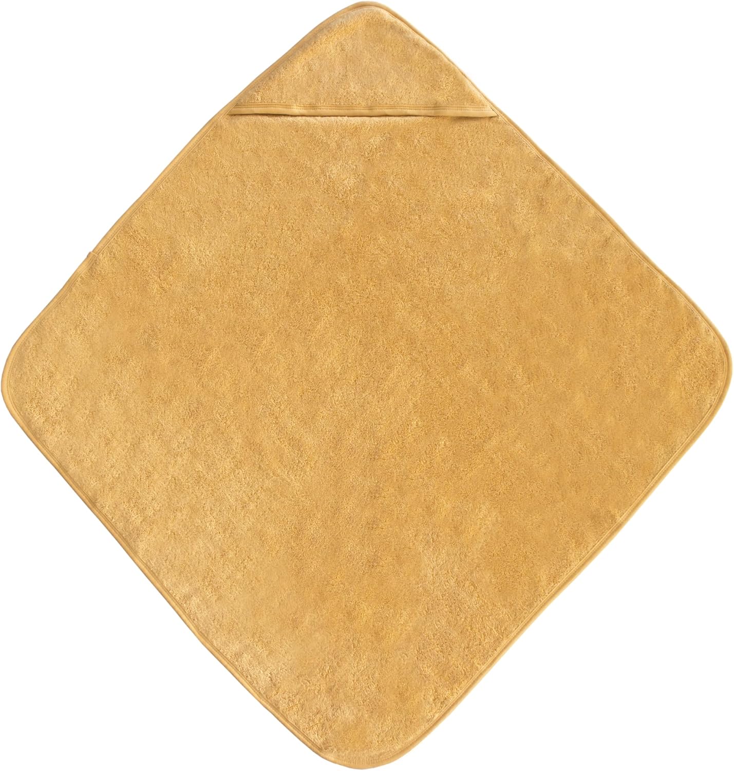 mushie Baby Hooded Towel | Organic Cotton (Fall Yellow)