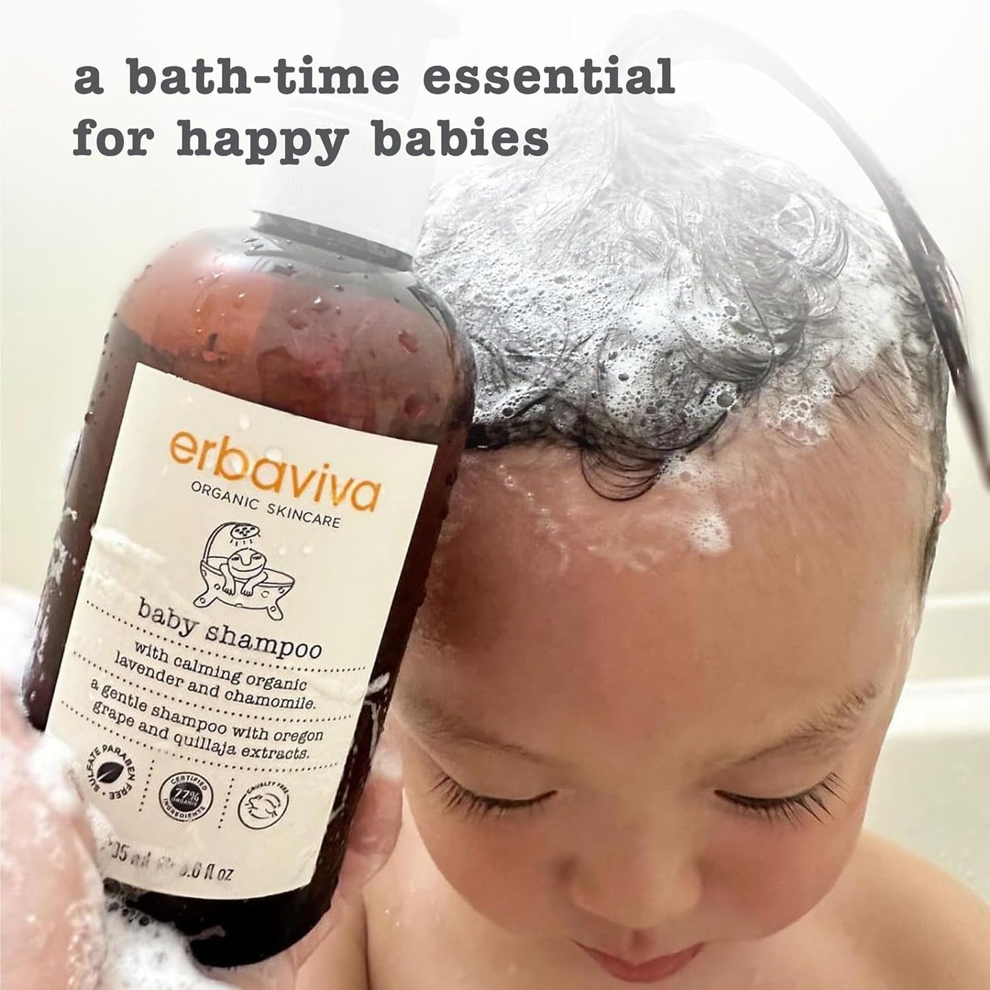 erbaviva Baby Shampoo, 8 Fl Oz
