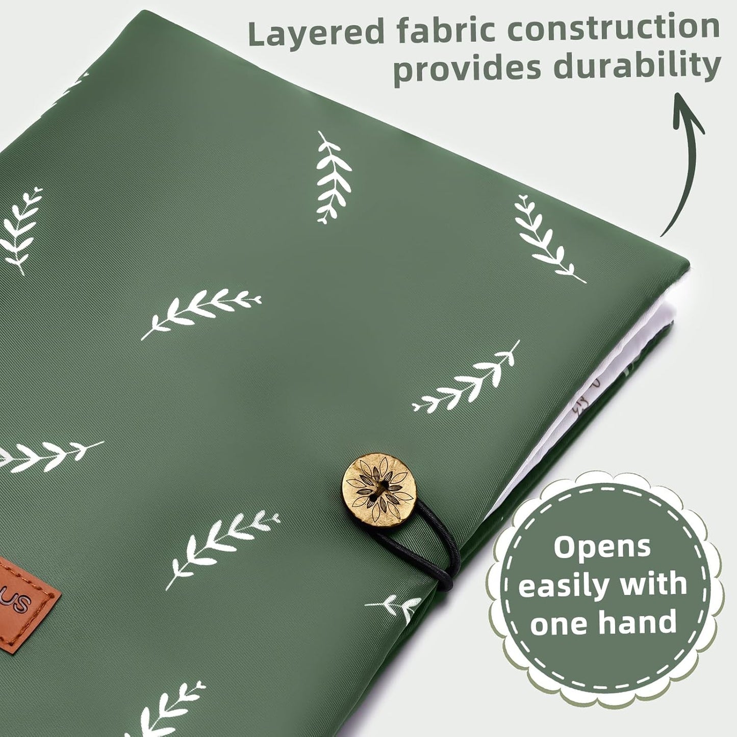 Baby Diaper Bag Organizer, Compact & Foldable Travel Organizer Pouches for Diaper Wipes and Small Essentials, Gift for Baby Shower