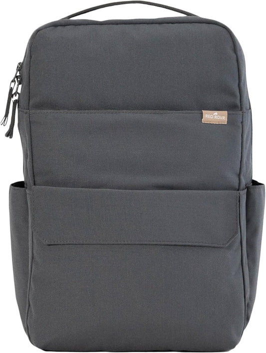 RED ROVR Roo Lightweight 1 LB Diaper Bag Backpack | 11 organizational pockets| Durable & Water-Resistant (Charcoal)