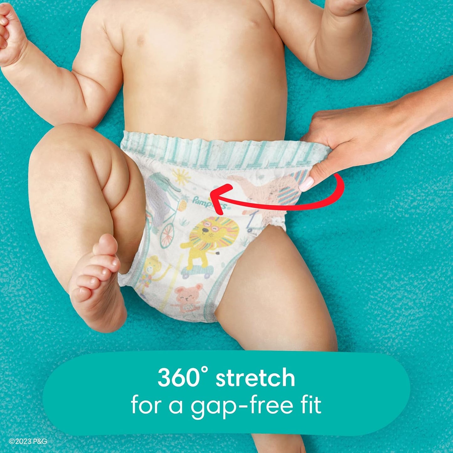 Pampers Diapers - Cruisers 360 - Size 7, 17 Count, Babyproof up to 100% Leakproof Pull-On Diaper (Packaging May Vary)