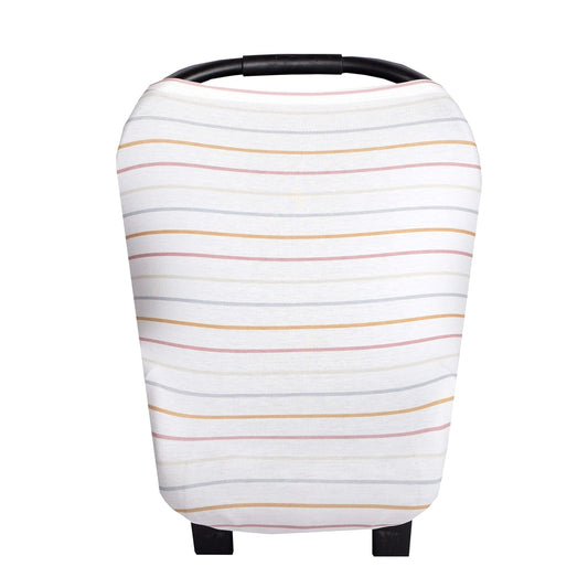 Copper Pearl Multi-Use Cover: Car Seat Covers, Nursing Cover, and Stroller Cover for Sun - Stretchy Fabric, All-Season Use, Stylish Designs, Easy Access for Moms - Piper