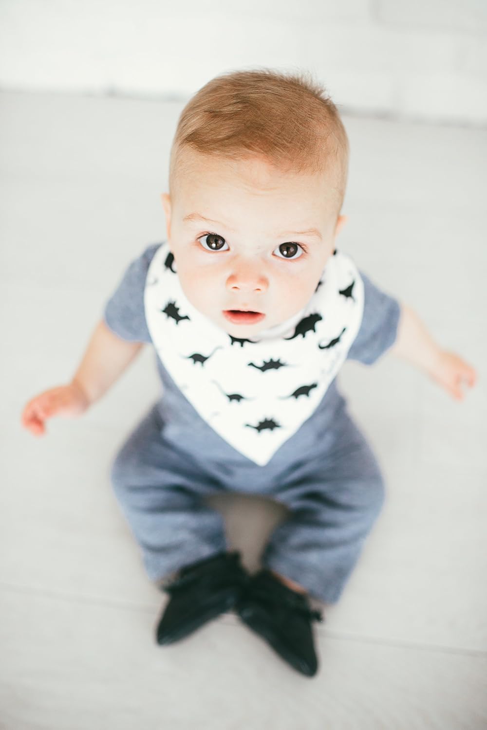 Copper Pearl 4 Pack Soft Cotton Baby Bibs for Drooling and Teething, Absorbent Drool Bibs for Baby Boy, Adjustable to Fit Newborns to Toddlers, Tons of Styles (Wild Set)