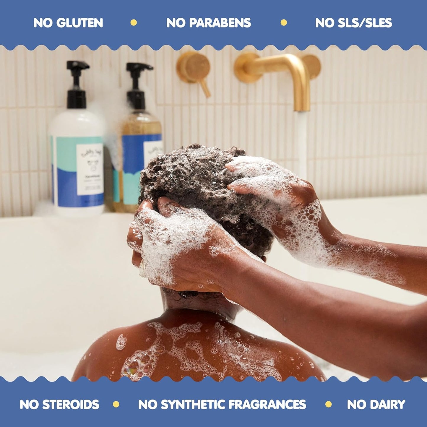 TUBBY TODD Hair Duo - Baby Shampoo and Conditioner Set - Gentle & Moisturizing Hair Care - Hypoallergenic, Non-Irritating - For Newborns, Toddlers & Kids - 25 Fl Oz & 24.3 Fl Oz - Fragrance-Free