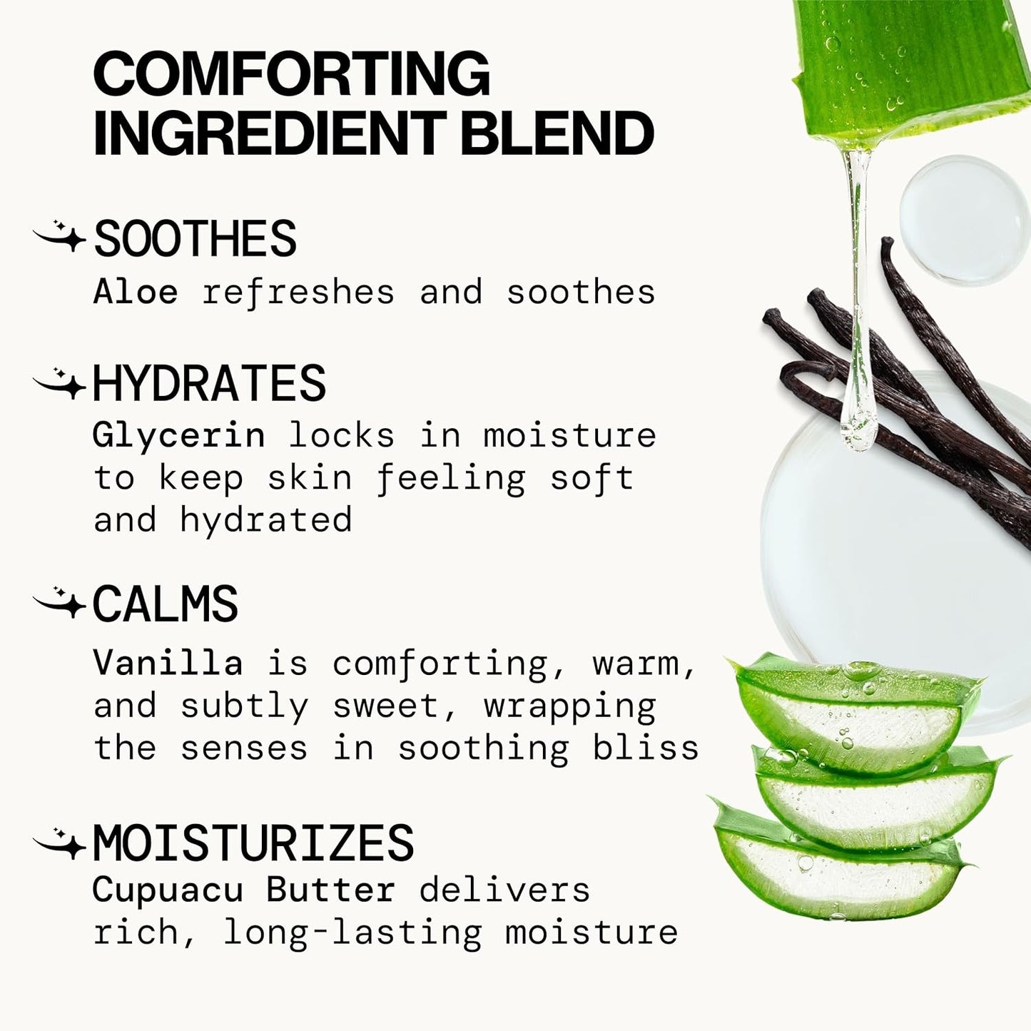 Pacifica Body Wash - Vanilla Crystal Super Hydrating Body Wash - Bath & Shower Gel - Clean Beauty, Vegan & Cruelty-Free Dermatologist Tested