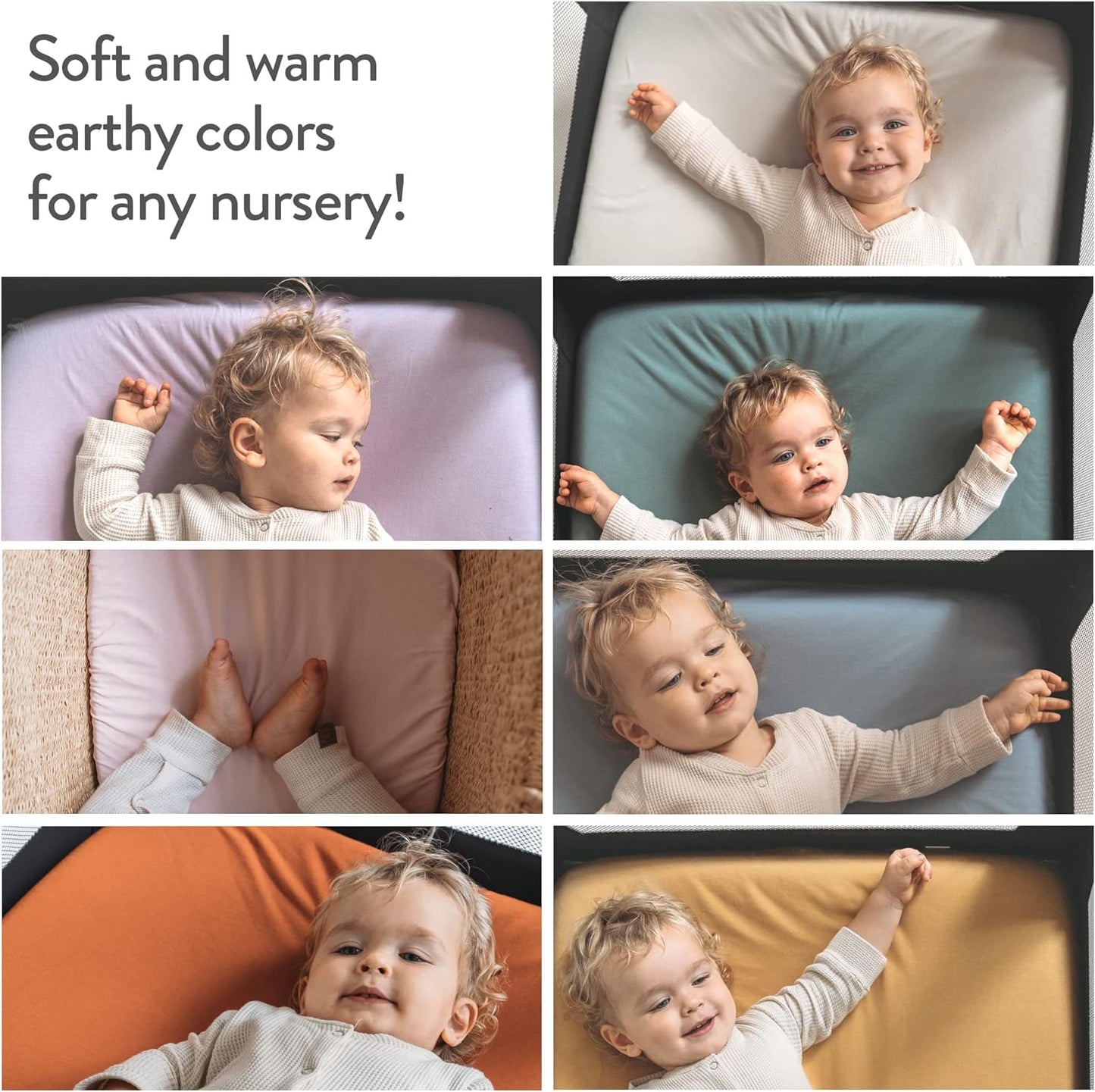 Bedside Sleeper Bassinet Sheets for 32 x 19 Inch Mattress Pad – Compatible with Ronbei, Pamobabe, Nordmiex Bassinet – 100% Jersey Cotton – Light + Dark Sage Green – 2 Pack