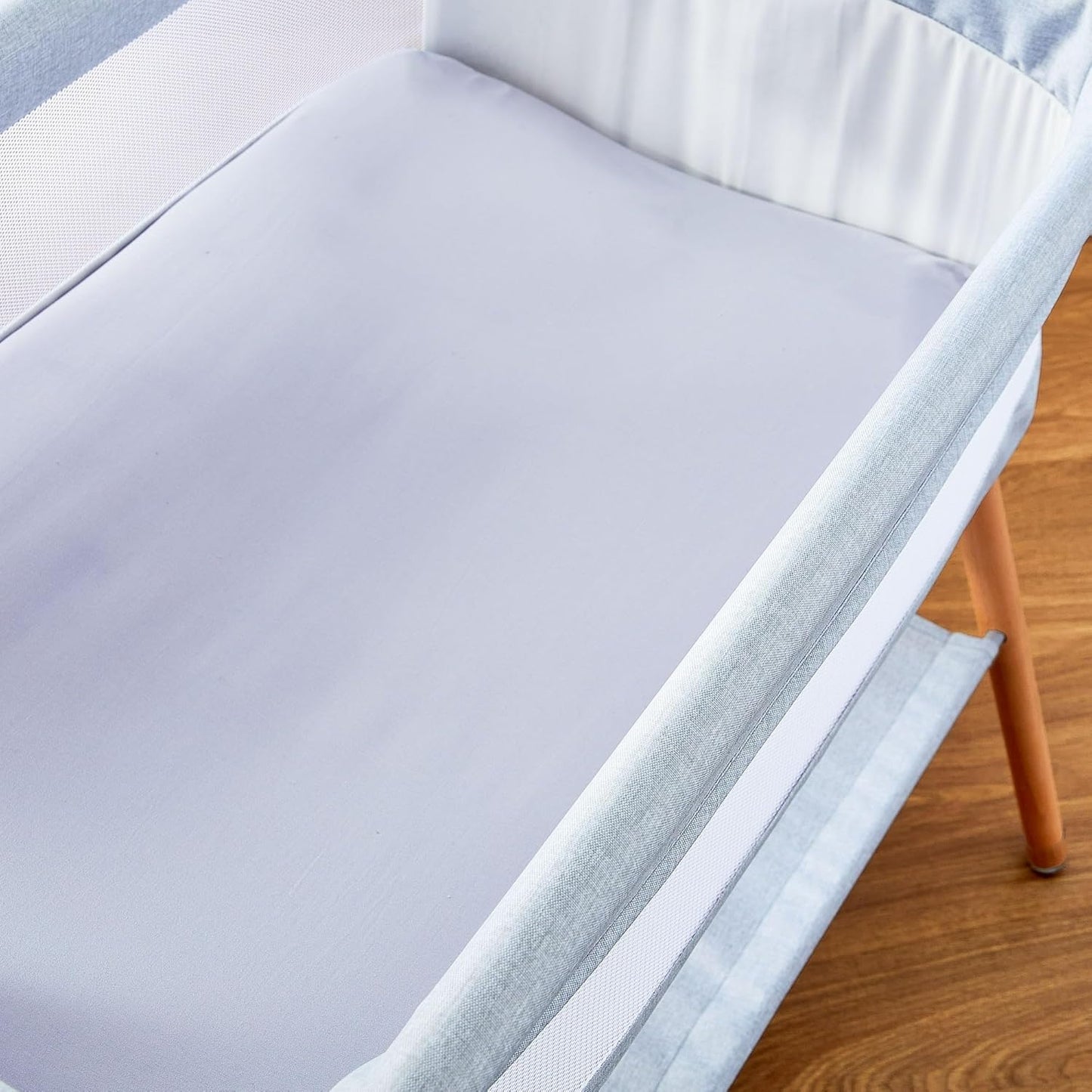 Bassinet Sheets Girl and Boy 2-Piece - Rectangle Bassinet Sheets 16" x 30", Soft Microfiber Bassinet Sheet, Tots Fitted Sheet.