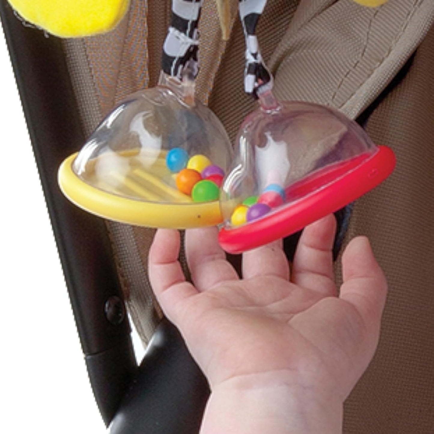 Playgro Dingly Dangly Clip Clop - Melodic Infant Rattle Toy for 0+ Months with Stroller Clip, Car Seat Charm, & Crib Hanger - Engaging Developmental Fun for Newborns - Hanging Toys for Babies