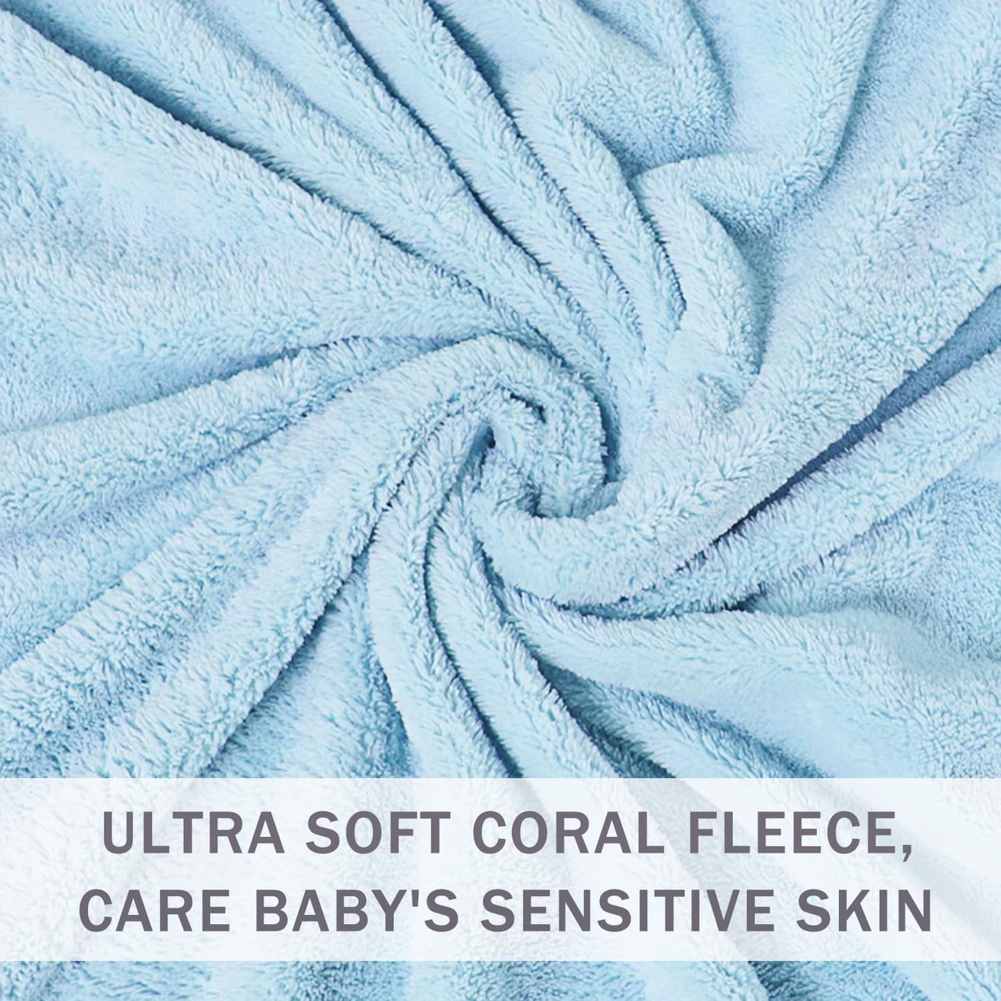 Baby Hooded Towels,31 x 31 in Baby Washcloths, Infant Super Soft Baby Bath Towels with Hood for Toddlers1-3,Highly Absorbent Viscose Hooded Towel for Boys, Girls, Newborn Essentials