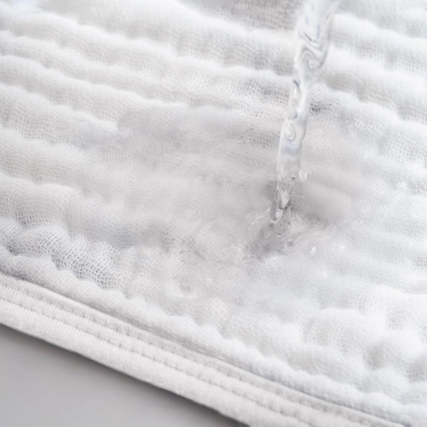 Muslin Hooded Baby Towels for Newborns, 32"x32", 100% Cotton – 6 Layers Super Soft Absorbent Breathable, Baby Bath Towel, Toddler Bath Towel – Pack of 2