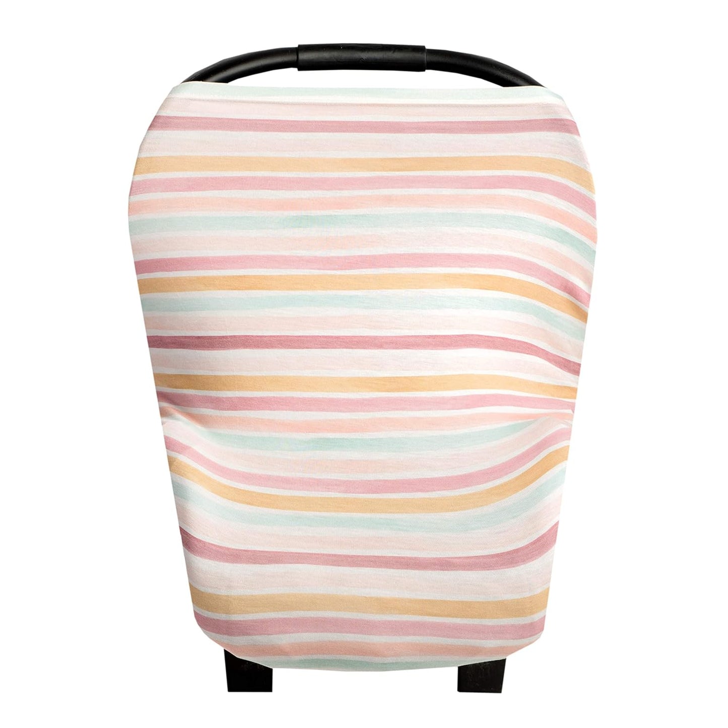 Copper Pearl Multi-Use Cover: Car Seat, Nursing, and Stroller Cover for Sun - Stretchy Fabric, All-Season Use, Stylish Designs, Easy Access for Moms - Belle