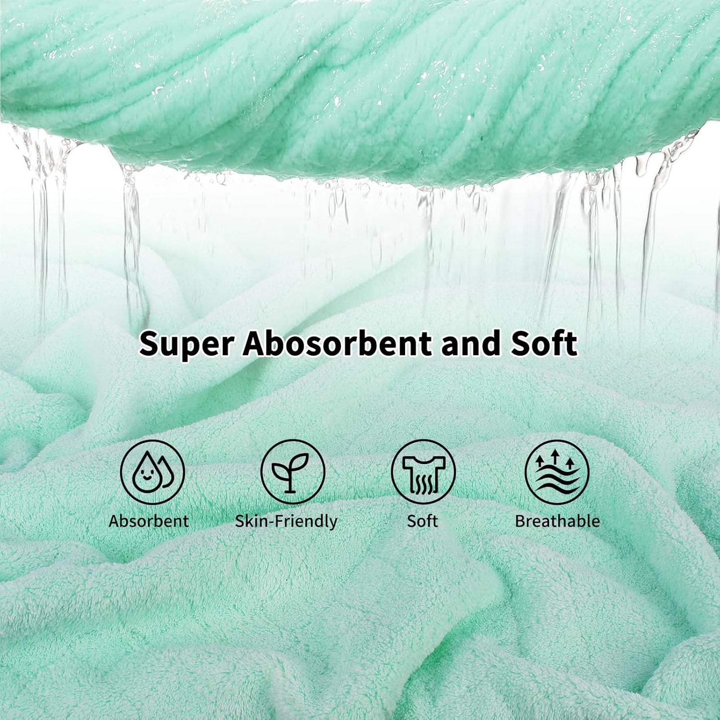 Toddler Towels with Hood Kids Towels Bath Baby Hooded Towel for Kids 0-5 Years, 2-Pack Soft Absorbent Baby Bath Towel Hooded Toddler Bath Towel Thick 50''x32''