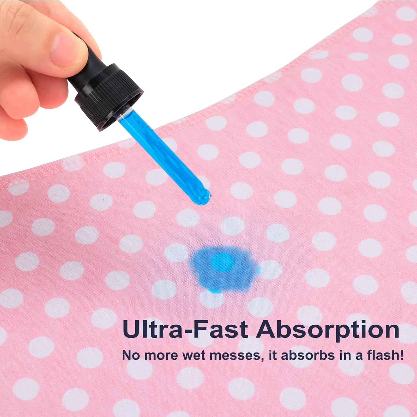 2-in-1 Burp Cloths and Baby Bibs - 6 Pack Large Super Absorbent Soft Cotton Burping Cloths for Spit Up, 3 Layers Thick Baby Burp Rags for Girls & Boys