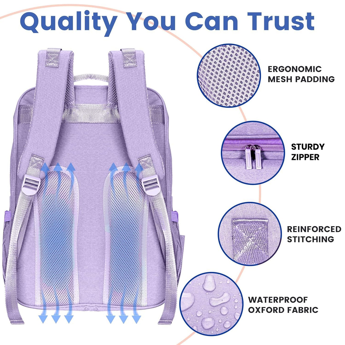 PILLANI Baby Diaper Bag Backpack - Large Bag for Boys & Girls, Waterproof Diaper Backpack - Travel Diaper Bags w/Changing Pad, Baby Registry Search & Shower Gifts - Essentials Must Haves Newborn Stuff