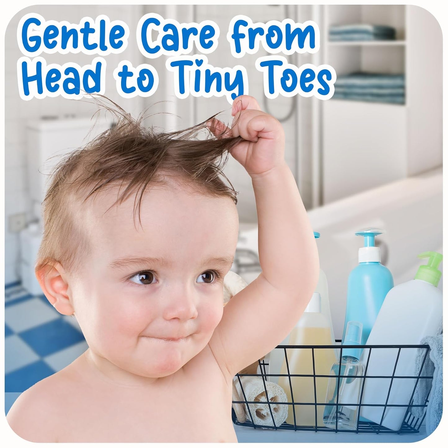 Ricitos de Oro 2 in 1 Baby Shampoo and Body Wash | Ideal for Newborns & Toddlers, Sensitive Skin, Mild Scent, Chamomile & Honey, Tear-Free, Hypoallergenic, No Harsh Ingredients, 13.5 Fl Oz, 2-Pack