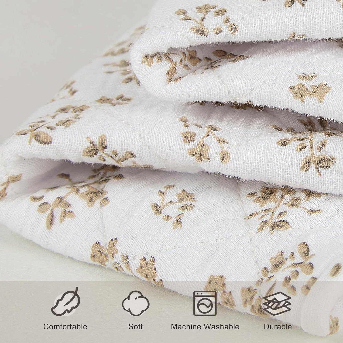 Unicorn Castle Waterproof Changing Pad Cover Muslin Changing Table Pad Cover 2 Pack Quilting for 32"x16" Baby Changing Pad Sheets Girls Boys,Brown Squid