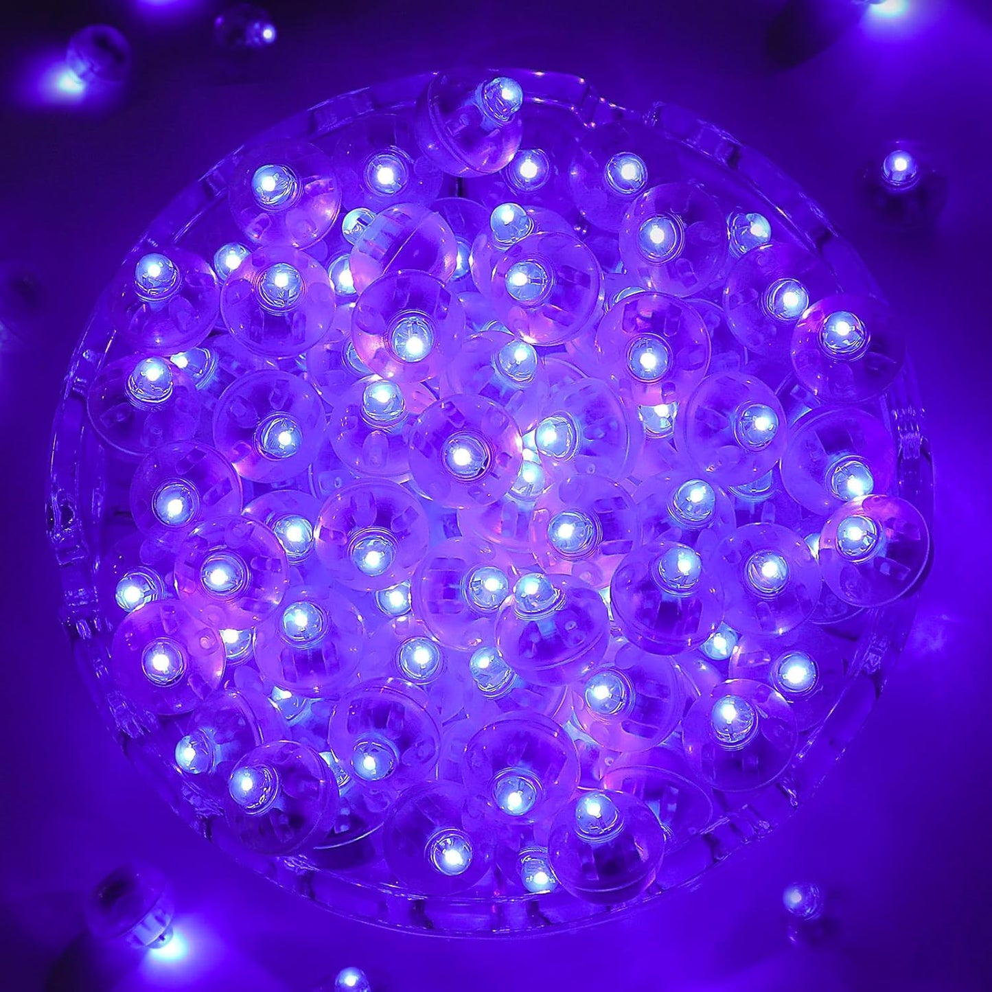 ZGWJ LED Lights, 100pcs Mini for Party Decorations, Light up Balloons, Paper Lanterns, Easter Eggs, Birthday, Wedding, Halloween, Christmas