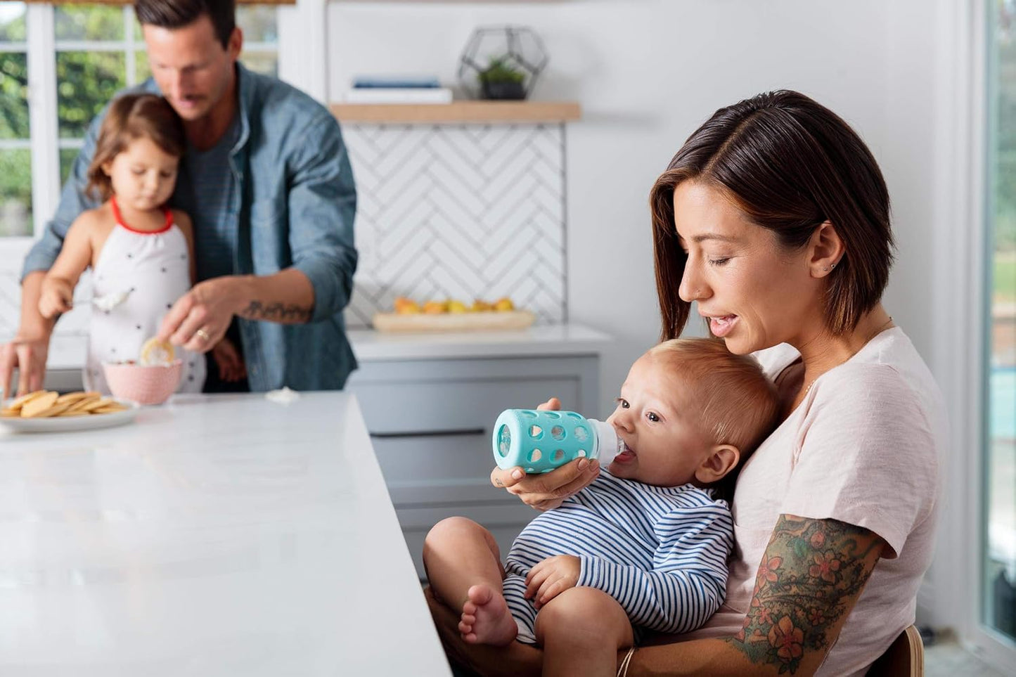 Lifefactory BPA-Free Stage Y (6+ Months) Silicone Nipples, 2-Pack