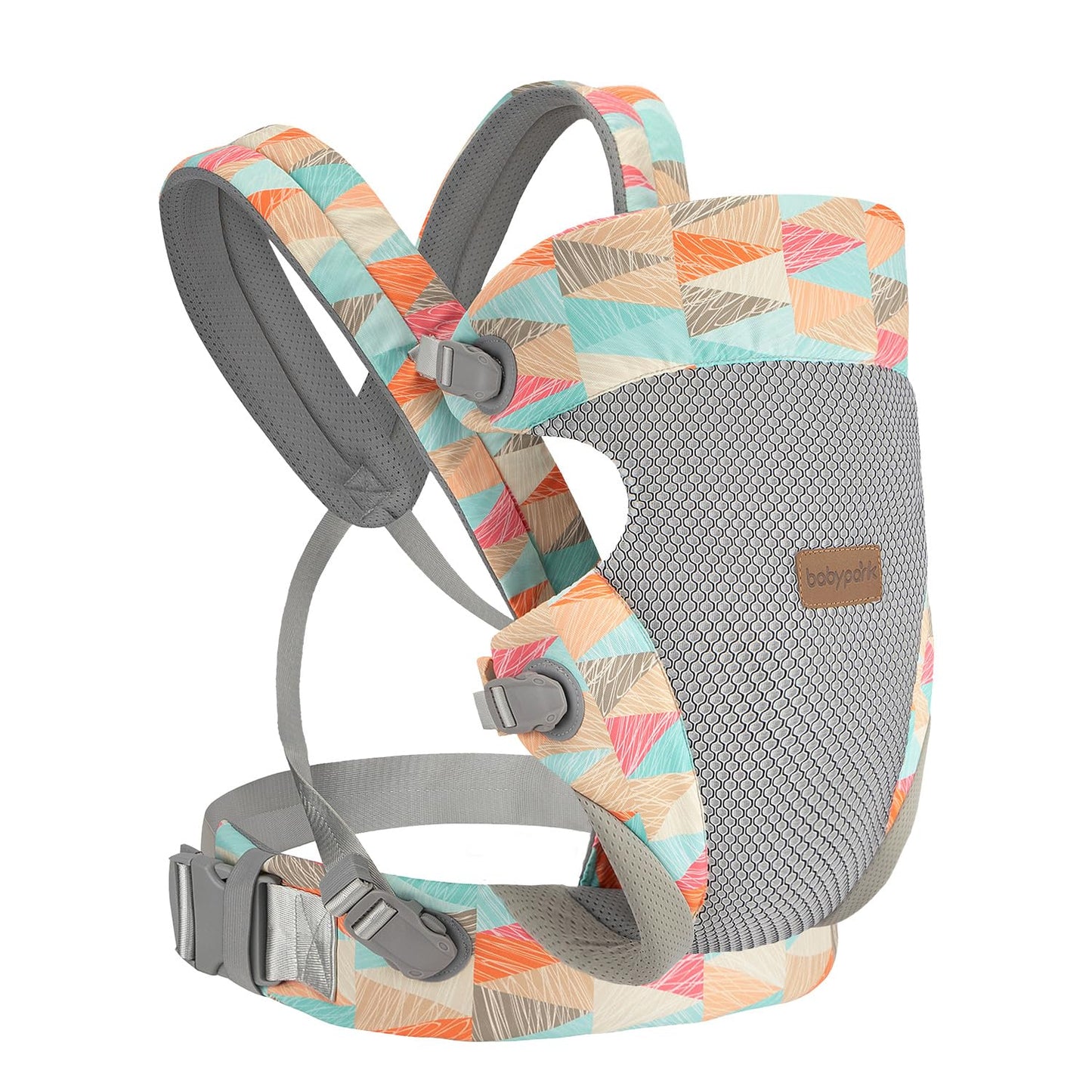 3-in-1 Baby Carrier Newborn to Toddler - Ergonomic(7.5-45lbs),Cozy Baby Carrier，Enhanced Lumbar Support，Easily AdjustableLightweight & Breathable Child Carrier (Geometry)