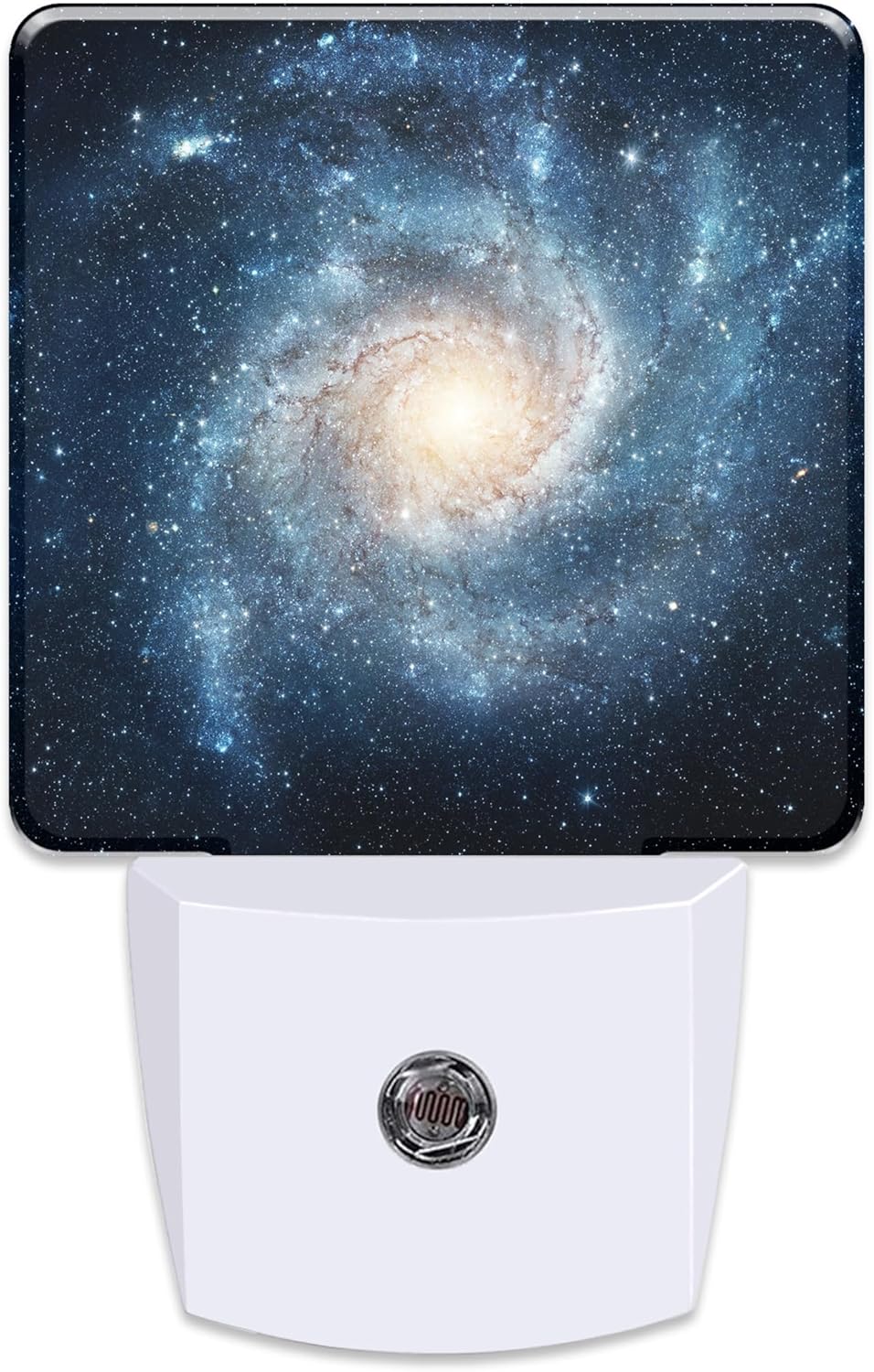 Space Scene with Stars in Galaxy Plug in Night Light with Auto Dusk to Dawn Sensor,Warm Night Lights for Boys Girls Bedroom Bathroom Hallway Kids Room Gifts