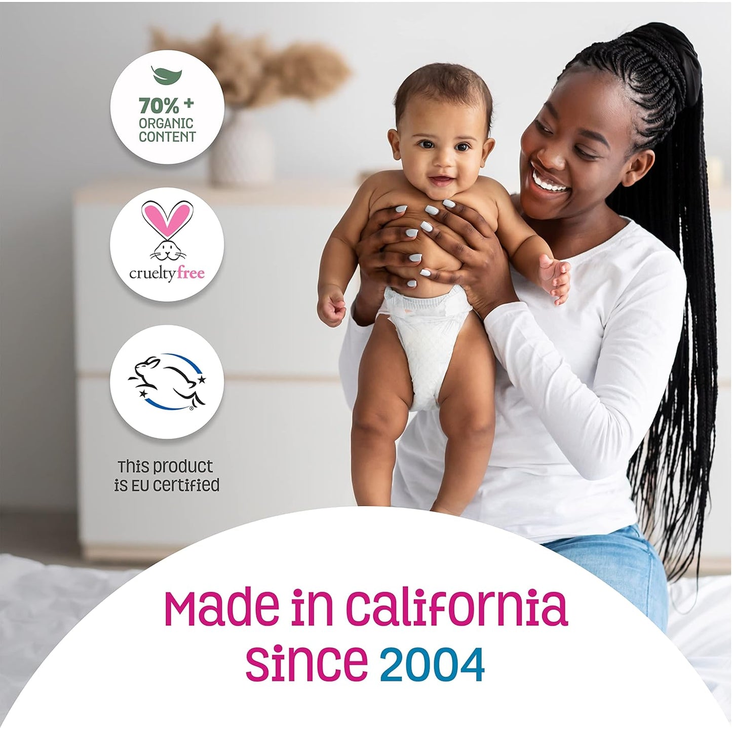 Nature's Baby 3-in-1 Baby Shampoo/Body/Face Wash - Formulated for Problem and Sensitive Skin - No Sulfate or Artificial Fragrances - pH Neutral & Tear Free - Lavender Chamomile 16 oz