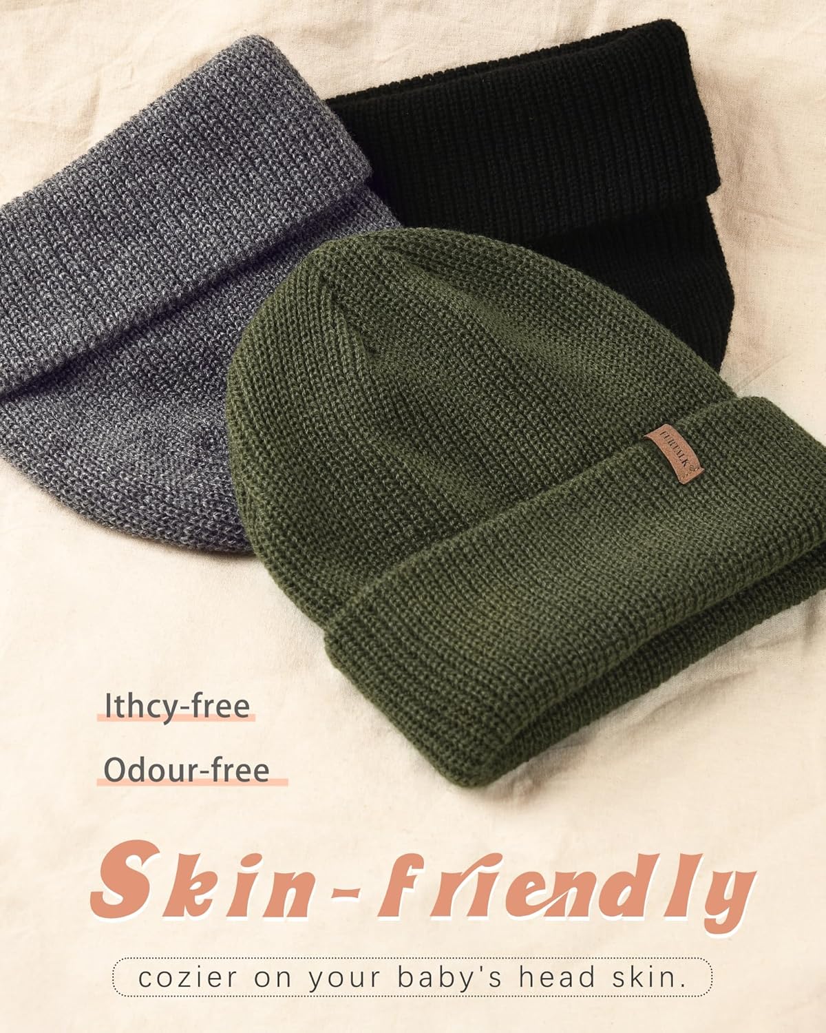 FURTALK Toddler Beanie Baby Boys Girls Beanies Kids Winter Hats Children Knit Warm Caps