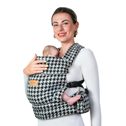 Baby Carrier Newborn to Toddler, Ergonomic Baby Toddler Carrier with Head Support (7-44 lbs) – Front Inward, Front Outward, Back Carry – Hands-Free, Lumbar Support (Black)