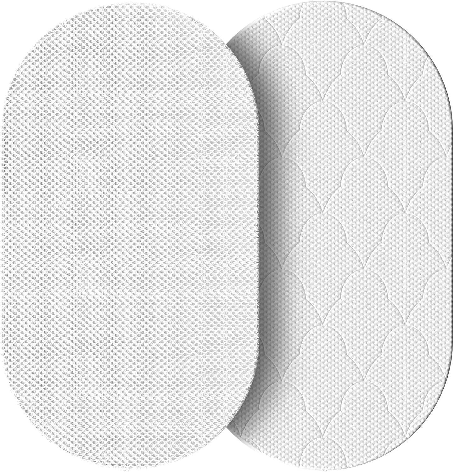 30x15 Oval Baby Bassinet Mattress: 2" Thick Dual Side Gel Memory Foam Bassinet Mattress for Most Moses Basket and Dream On Me Lacy Bassinet - All-Season Design - Fit Replacement Bedside Bassinet