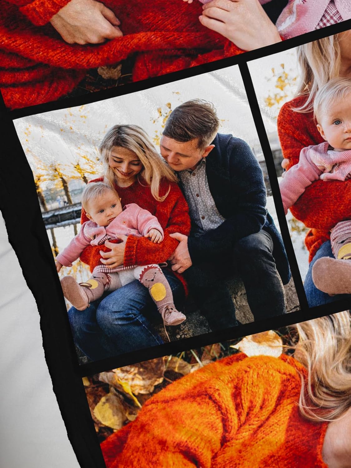 Personalized Blanket with Picture Custom Blanket with Photos Text Customize Valentines Day Gifts Birthday Gifts for Her Him Girlfriend Boyfriend Wife, 60 * 80in