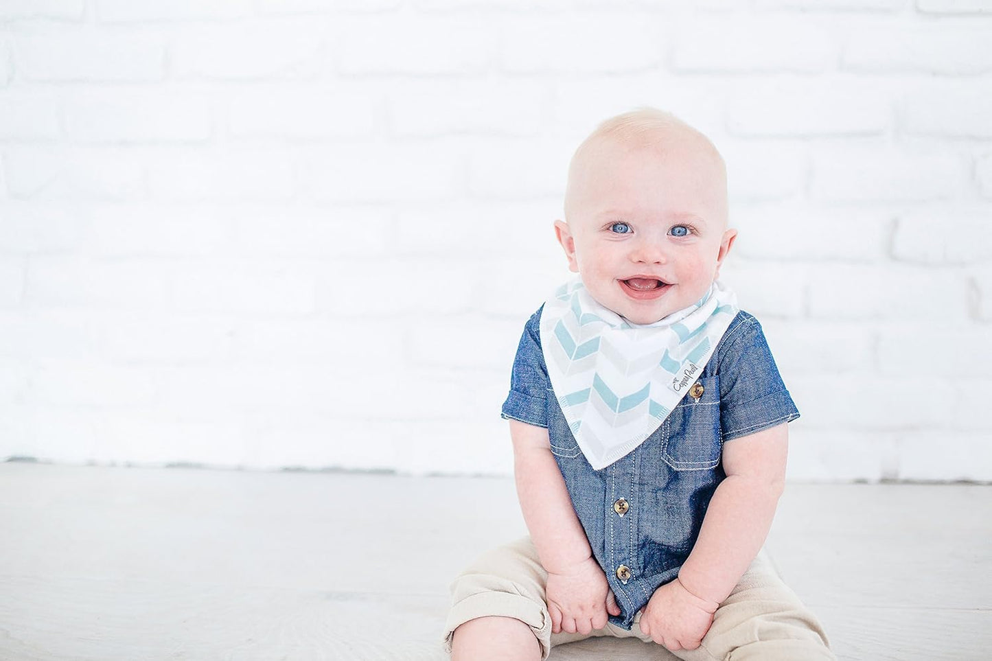 Copper Pearl 4 Pack Soft Cotton Baby Bibs for Drooling and Teething, Absorbent Drool Bibs for Baby Girl and Boy, Adjustable to Fit Newborns to Toddlers, Tons of Styles (Archer Set)