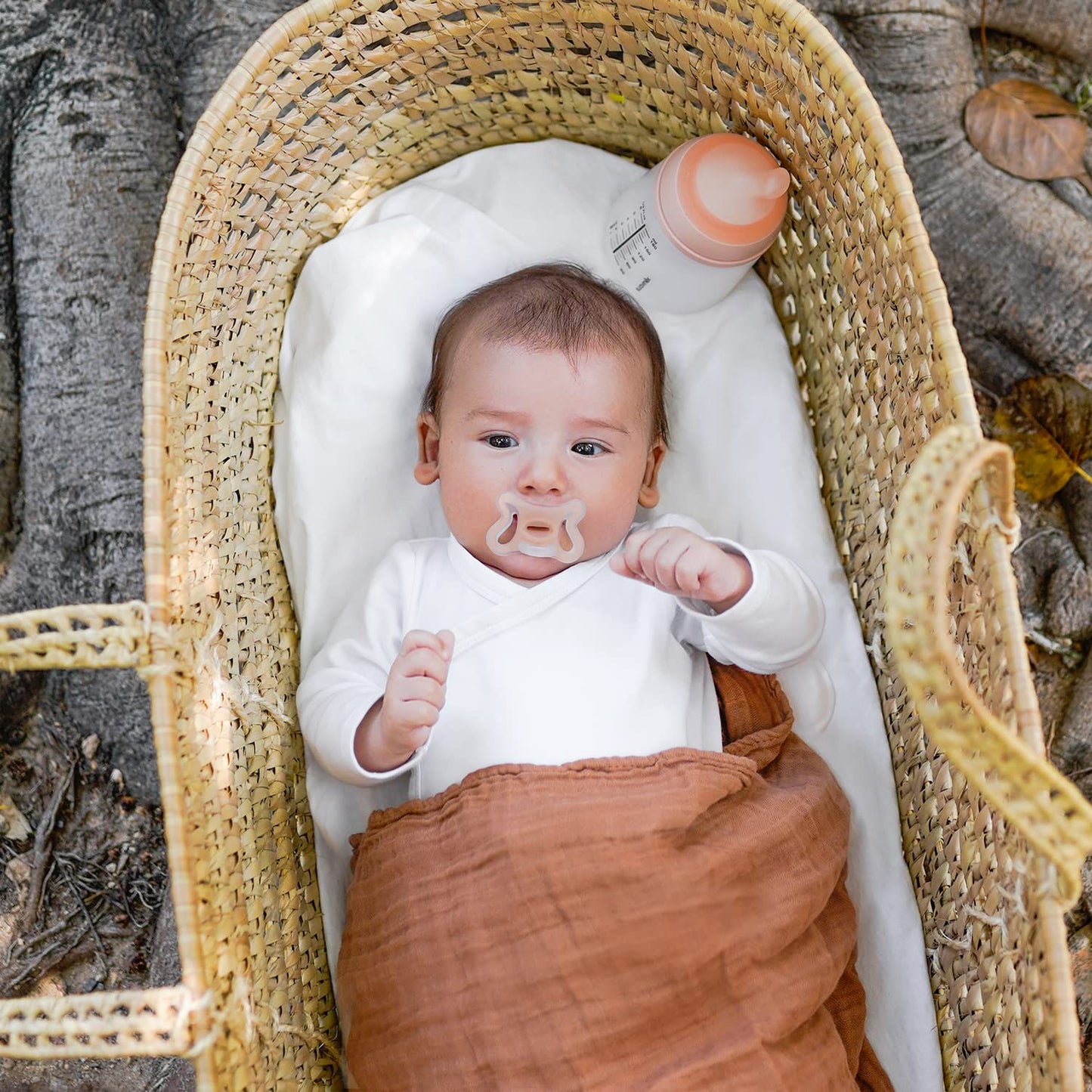 Suavinex Zero Zero Silicone Baby Pacifier w/SX Pro Physiological Pacifier Nipple (-2-2M), 2Pk, Medium