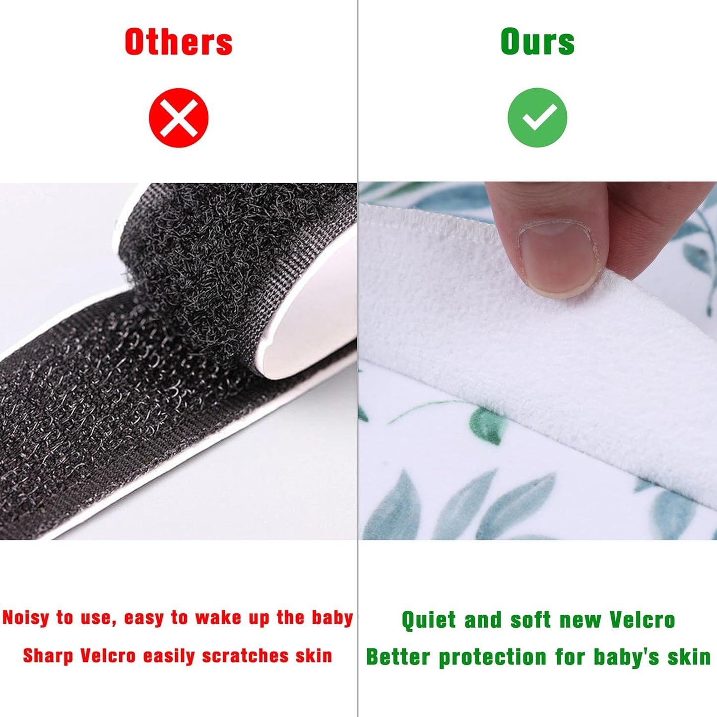 Newborn Sleep Sack Baby Swaddle,Swaddle me 3-6 Month,3-Way Adjustable Wearable Blanket,100% Rayon Cotton Swaddling Sleeping Bag，TOG 0.5 (Leaf, 3-6 Months)