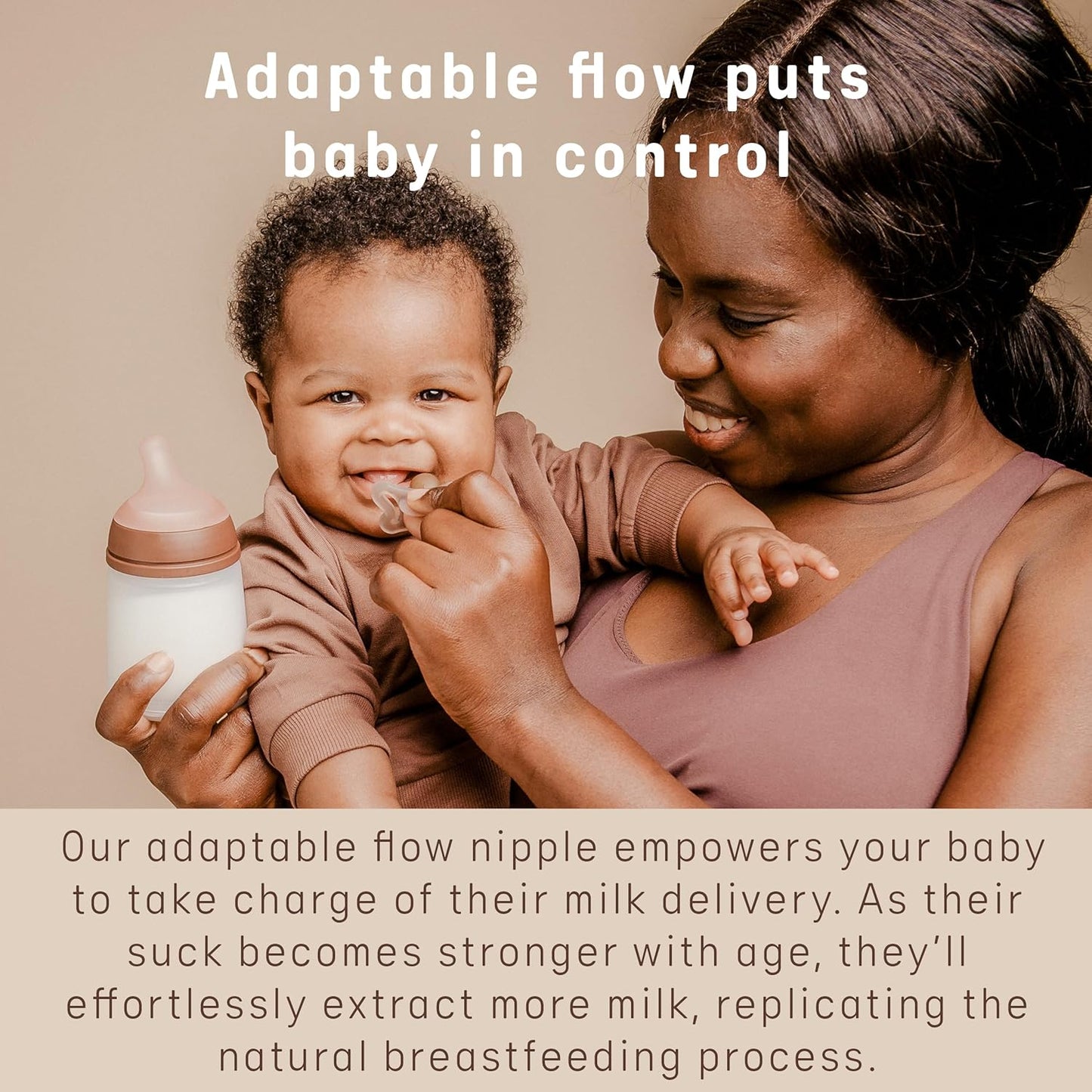 Suavinex Zero.Zero Adaptable Flow Asymmetrical Silicone Nipple, 2 Pack (0m+), Medium