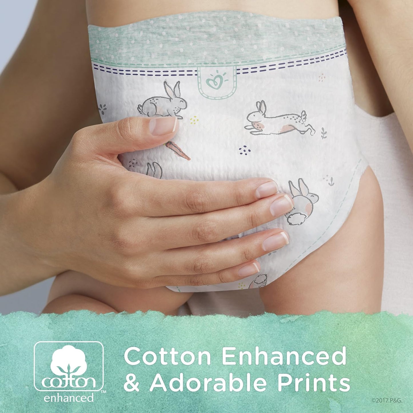 Pampers Diapers Newborn/Size 1 (8-14 lb), Pure Protection Disposable Baby Diapers, Hypoallergenic and Unscented Protection, Super Pack (Old Version), Size 1, 74 Count