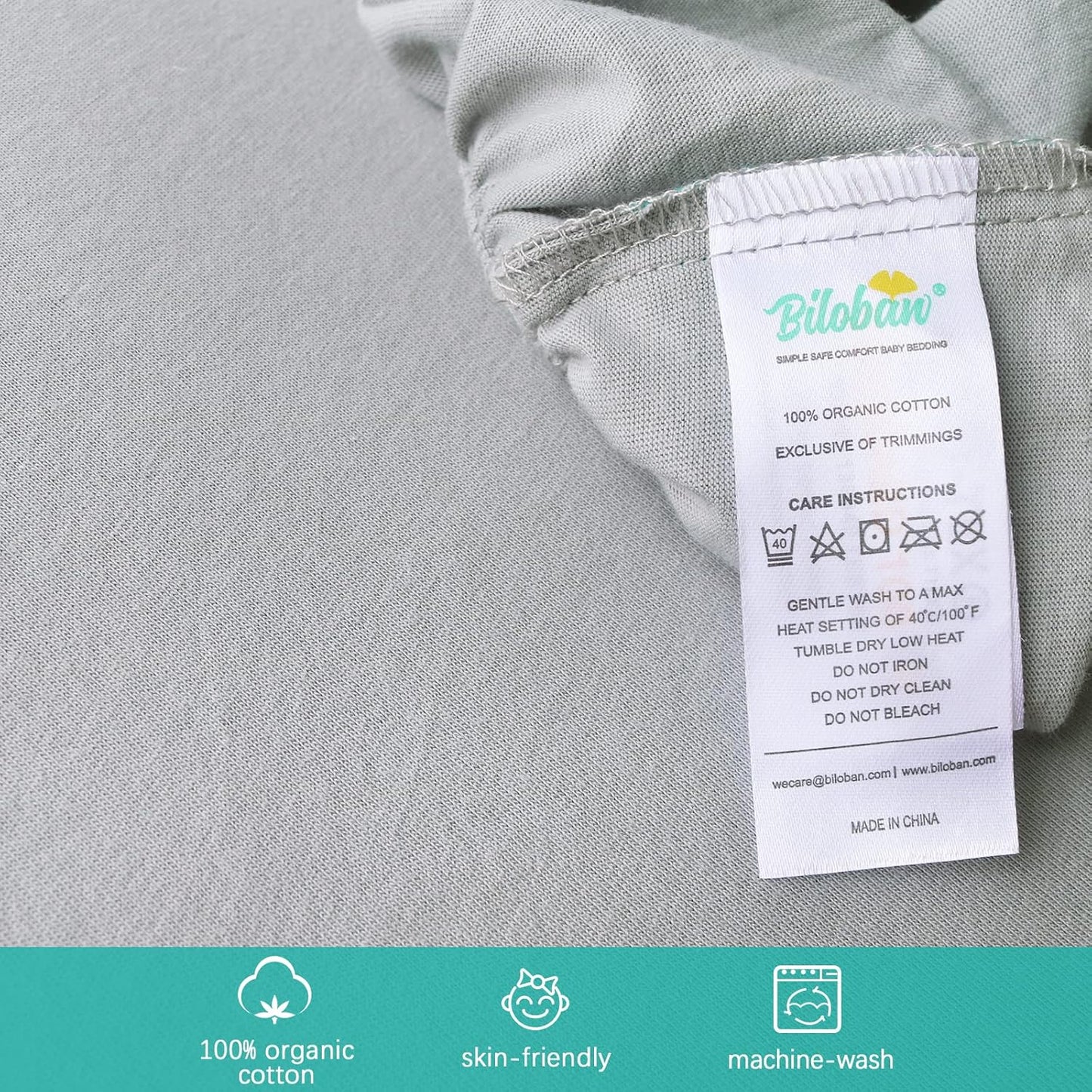 Bassinet Sheets Compatible with ANGELBLISS Bedside Crib, Ihoming Bassinet and AMKE Baby Bassinet, 100% Cotton, 2 Pack, Ultra Soft Bassinet Sheet for Baby, Gray