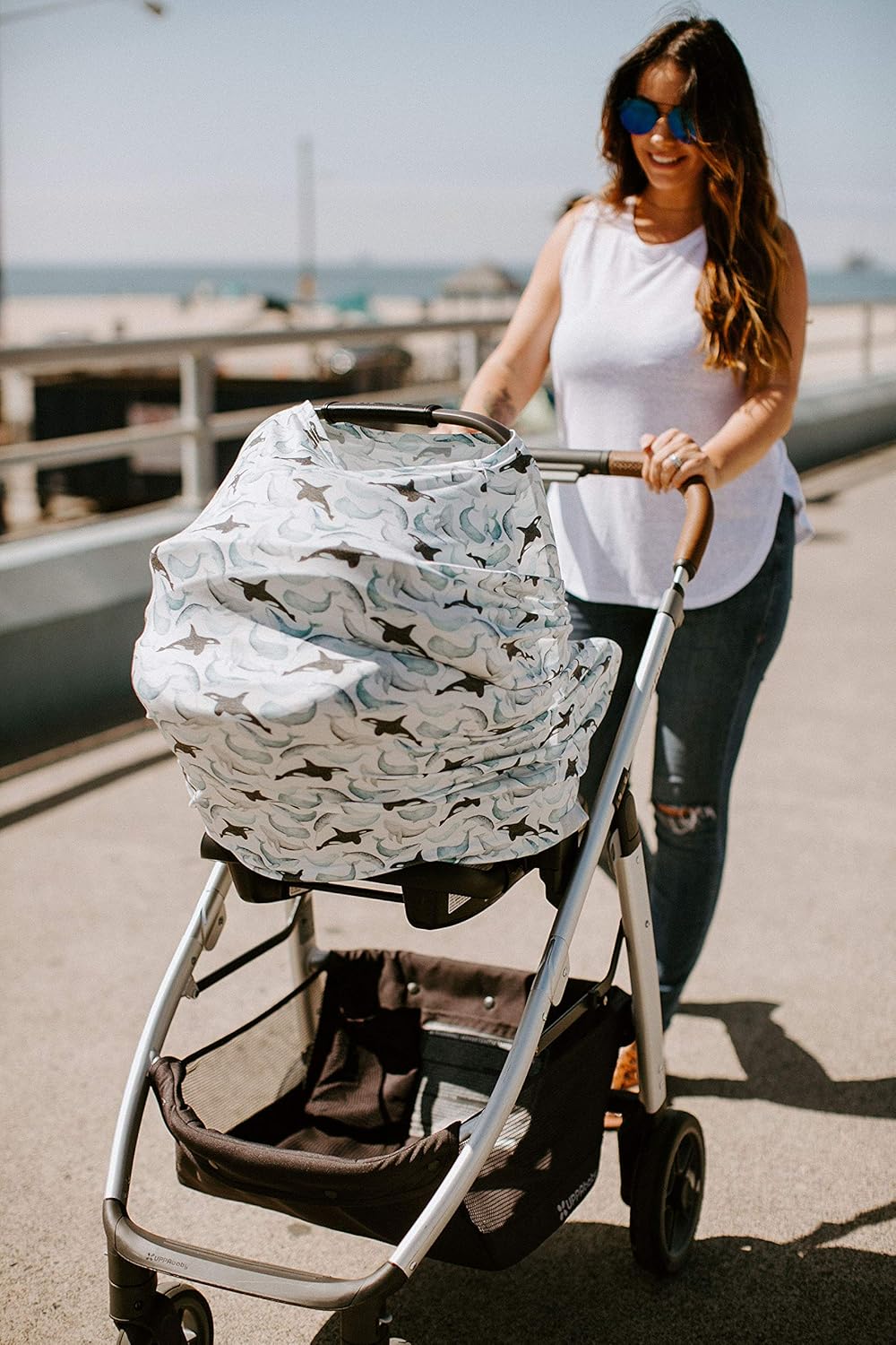 Kai Multi-Use Cover: Car Seat, Nursing, Stroller - Stretchy Fabric, All-Season, Stylish Designs, Easy Access