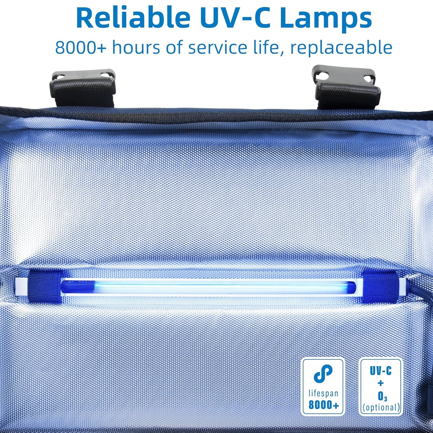 UV Sanitizer Box, 12L Portable Sanitizing and Cleaning Machine with 3-Level Timer, Foldable UV Cleaner Box for Toys, Mask, Towel, Key Etc. Ozone Free UV Cleaning Machine