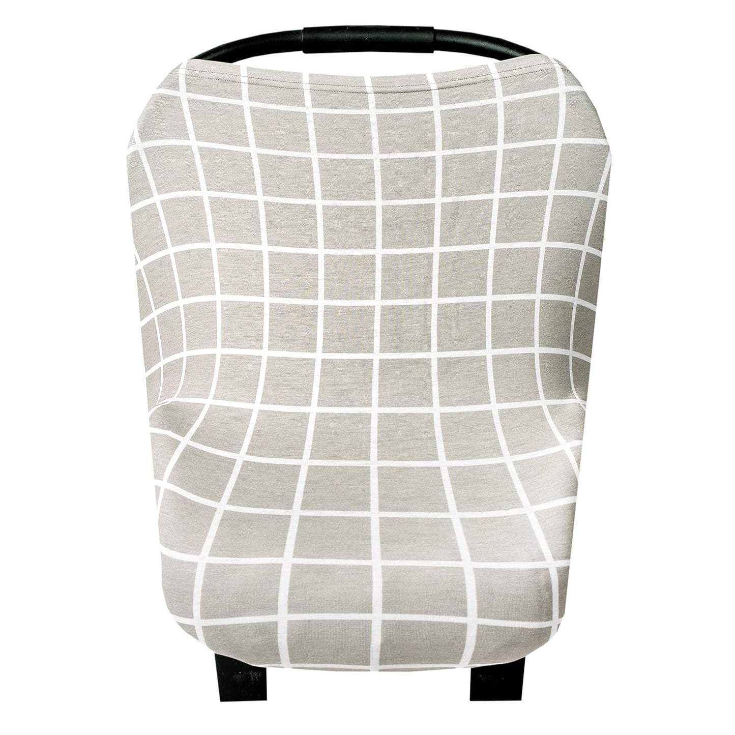 Baby Car Seat Cover Canopy and Nursing Cover Multi-Use Stretchy 5 in 1 Gift Midway by Copper Pearl