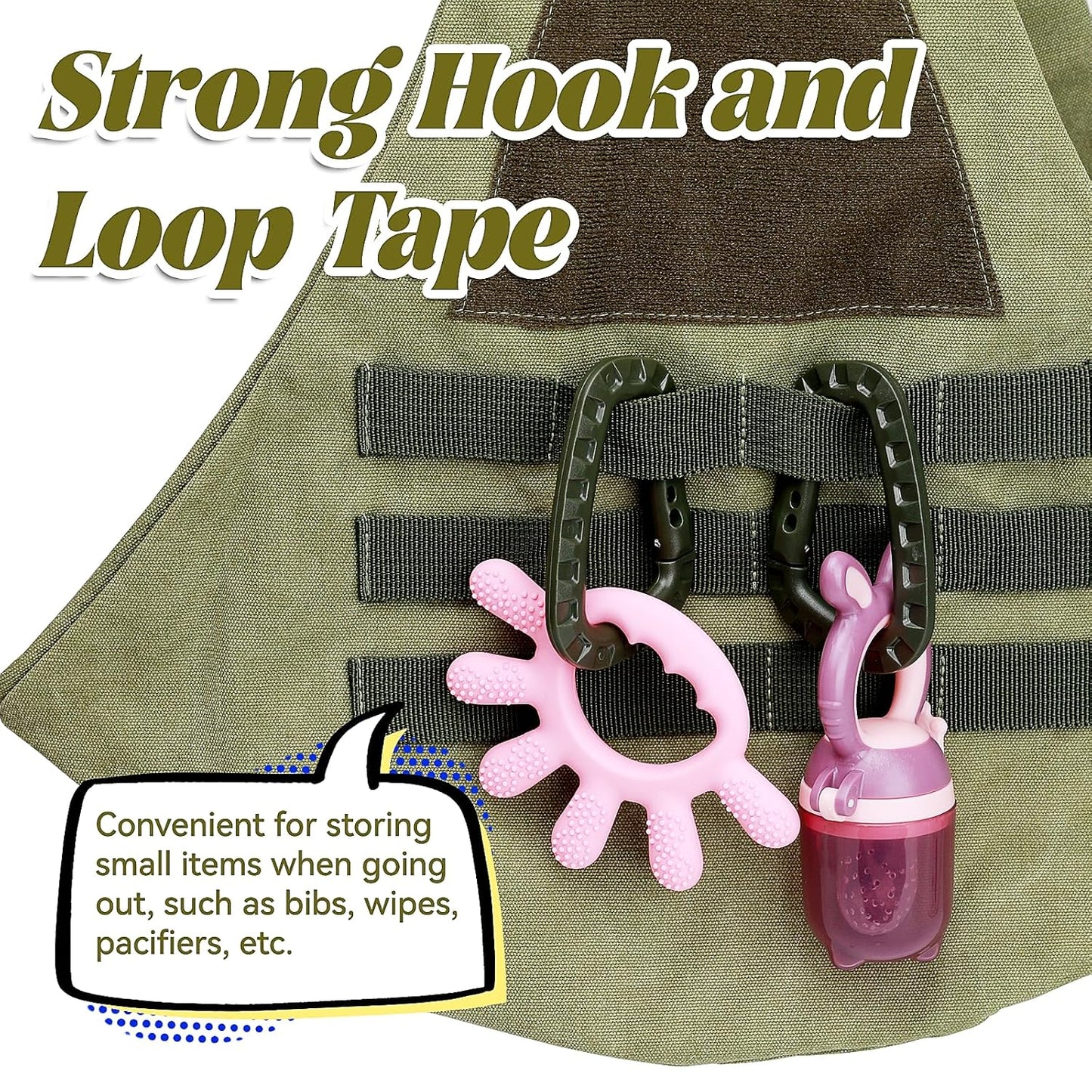 Baby Sling Carrier, Adjustable Non-Ship Hip Seat Toddler Carriers with Carabiners for 3-48 Months 10-30Ibs Infants Boys Girls (Green)