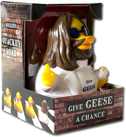 CelebriDucks - Give Geese A Chance - Floating Rubber Ducks - Collectible Bath Toy Gift for Kids & Adults of All Ages